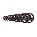 Hot Sales OEM Wholesale Rubber Fitness Set Tri-grip Weight Lifting Bumper Plates 2.5kg, 5kg, 10kg, 15kg, 20kg, 25 kg